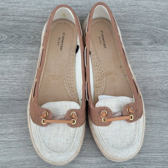 St John's Bay Flex Foam Shoes Slip On Sz 8 - Picture 6 of 16